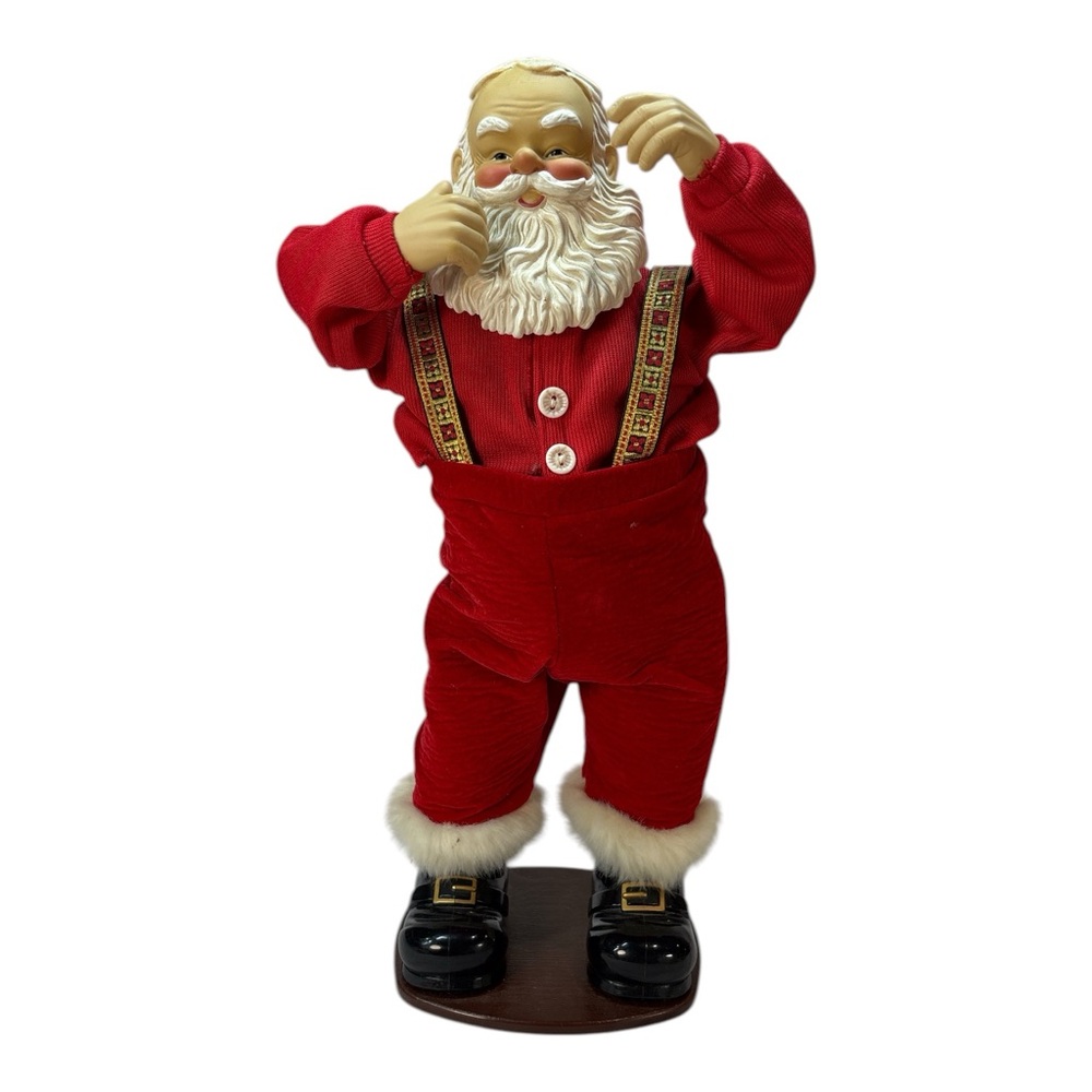 Jingle Bell Rock Santa Claus 16" Christmas Fantasy 1998 Missing Adapter Untested